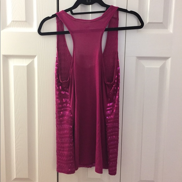 Pink Sequin Racerback Tank mossimo - Picture 3 of 3